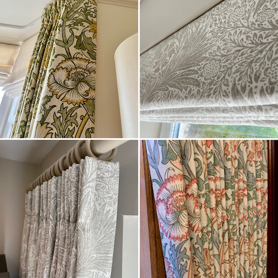 Morris & Co. fabrics from the Sanderson Design Group - Jo Brown